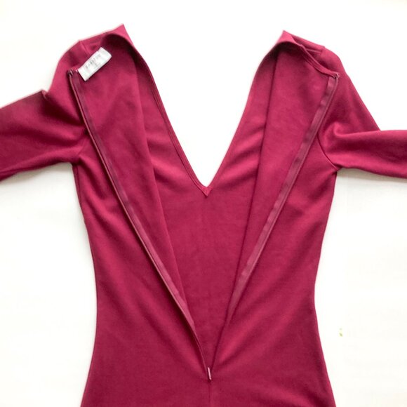 Babaton Aritzia V-Neck Bodycon Dress - Picture 8 of 12